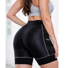 Bermuda Ciclismo Feminina Bike Mtb Speed Forro Densidade D90 c/ bolos laterais Proteção UV