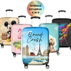 Capa Protetora De Mala Viagem Personalizada Estampada