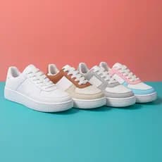 Combo 4 Pares Tenis Casual Street Leve Confortavel E Seguro Para Caminhadas E Rotina Diaria