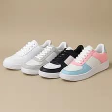 Pacote 4 Pares Tenis Casual Street Masculino Conforto Respiravel Para Trabalho Escola E Lazer