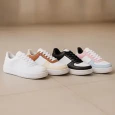 Conjunto 4 Pares Tenis Casual Street Look Urbano Conforto E Estabilidade Em Cada Passo Diario