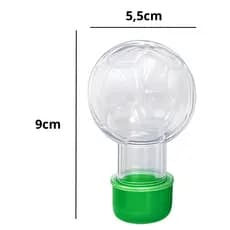 50 uni Tubete Bola de Futebol 50ml Transparente Festa Infantil Lembrancinhas