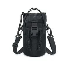 Bolsa Tática Porta Garrafa 1.5L Nylon Multifuncional Suporte Garrafa Água Camping Trilhas MOLLE Cabe Celular