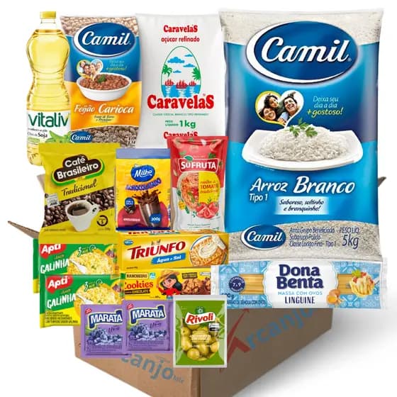 Cesta Básica de Alimentos Essênciais Empresas Doações