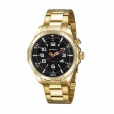 Relógio Masculino Dourado De Luxo Prova D'água Speedo 15024GPEVDE3