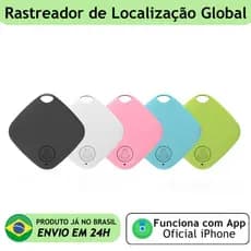 Até 5 Localizadores em Tempo Real Rastreadores Smart Tag iPhone MFI Longa Distância GPS para Crianças Cachorro Gato Mala