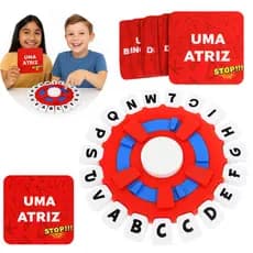 Jogo Stop Caça Palavras Brinquedo Responde Rápido Português