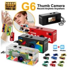 G6 Mini Câmera Com Tela Interna Casa Ao Ar Livre 1080p Esportes Vintage Portátil Gravador De Vídeo Muito Pequeno