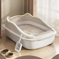 MIW Kit Caixa de Areia para Gatos Pet Grandes Banheiro Sanitario Bandeja Furba Durapets