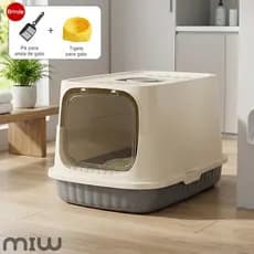 Caixa De Areia Para Gatos Dobravel Extra Grande Banheiro Gato Anti Odor Portatil Furba