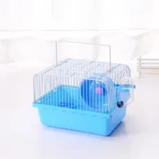 MIW Gaiola Grande Para Roedores e Hamsters, Casa com Roda de Exercício e Bebedouro Tubo, Alça Portátil para Transporte