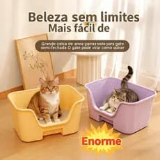 MIW Kit Caixa de Areia Furba para Gatos, Super Grande Antibarras, Com Pá, Ideal para Gatos Grandes