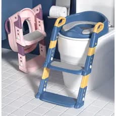Escada para vaso sanitário infantil - Proporciona apoio confortável, ajudando o bebê a usar o banheiro com facilidade