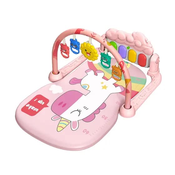 Tapete de rastejamento de Piano com Pedal de música interativa para bebês com tapete de jogo infantil com som