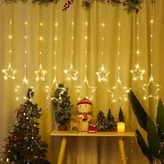 Cordão De Luz Para decorações Natal natalinos Sinos De Falha De LED 110V Árvore De Natal Rena