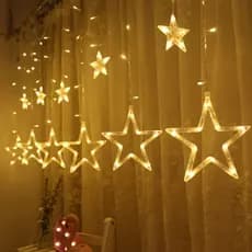 Cachoeira Star 138 LED Com 8 Funções 3 Metros De Luzes De Natal Pisca 100v