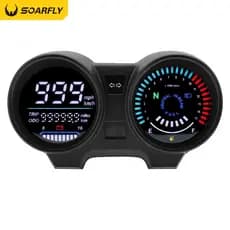 Painel Digital LED Moto Compatível Honda CG 150 Titan Fan 150 2015-2022 Velocímetro Conta Giros