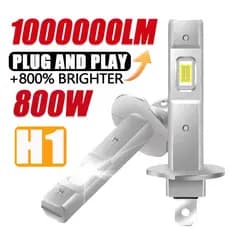 2pcs H1 6500K luz Ultra branca 55W conjunto de lâmpadas LED