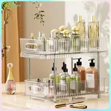 Caixa Organizadora Multicamadas para Cosméticos, Cozinha e Armazenamento Diário • Design em Camadas Prático
