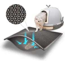 Tapete higiênico para gato super espesso e super resistente, feito de EVA, em vários tamanhos - Tapete coletor de areia