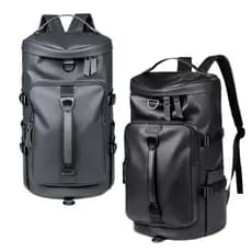Mochila De Viagem Multifuncional Masculina De Grande Capacidade Impermeável E Resistente À Abrasão Com Alças Compartimen