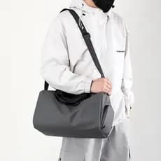 Bolsa De Ombro De Viagem Multifuncional Masculina , Grande Capacidade , Separação Seca E Úmida , Design Portátil , Compa