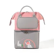 Bolsa Multifuncional Para Mãe , Mochila Leve Viagem Com Compartimento Armazenamento De Leite Materno , Térmica Isolada E
