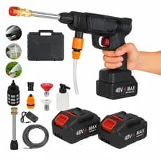 Lavadora de Alta Pressão Portátil Recarregável Para Carros E Jardins Linha Premium Pistola Lava Jato Profissional