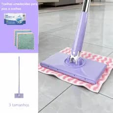 Limpeza doméstica Toalha facial multifuncional Esfregão pequeno Pano de clipe automático preguiçoso Remoção de poeira pl