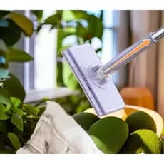 Esfregona Lavar sem Colocar a Mão com Clip para Pano Nova para Limpeza Diária Fácil Trocar e Limpar