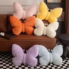 Almofada de Borboleta Dopamina Brinquedo de Pelúcia Almofada de Cama Almofada de Dormir Almofada de Sofá Feminina Decora