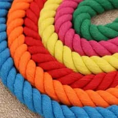 20mm Corda de Amarração Corda de Amarração para Árvore Corda Decorativa Colorida Grossa Corda Torcida Corda de Algodão C