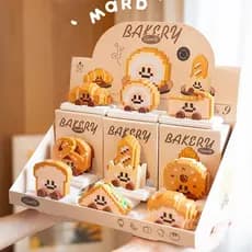 Rolo Suíço Bread Head, Blocos de Construção Basque Compatíveis com Blocos de Construção, Ornamento Educacional, Presente