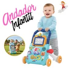 Andador Infantil Didático Musical Educativo para Bebê com Sons, Luzes e Atividades
