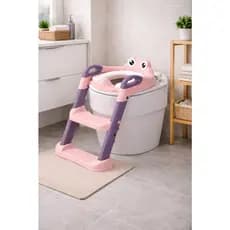 Assento Infantil Confortavel Seguro Redutor Vaso Sanitario Rosa Azul Facil Limpeza
