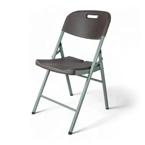 Cadeira Dobrável Camping Resistente Portatil Compacta Marrom Confortavel Uso Externo Praia Trilhas