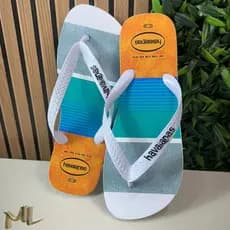 Chinelo Masculinos HV Modelos Variados Lançamento Verão Tropical 2025 Moda Praia ref27
