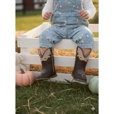 Bota Texana Bebê Menina Menino Country Festa Junina Sapatinho Bebê Recém Nascido Envio Imediato