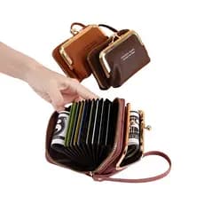 Carteira Feminina Com Zíper Dois Bolsos Porta Cartão CNH Documentos Presente Dia das Mães