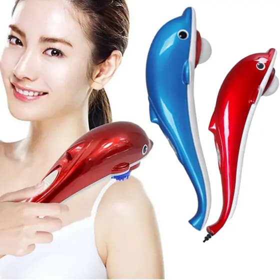 Aparelho Massageador Orbital Golfinho Infravermelho Elétrico Corpo Relaxa Reduz Tensão 220V E 110V