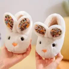 Pantufa De Desenho Animado infantil De Inverno Quente Meninos Meninas Aplicável Antiderrapante macio