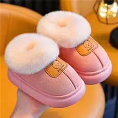 Pantufa De Desenho Animado infantil De Inverno Quente Meninos Meninas Aplicável Antiderrapante macio