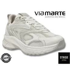 Tênis Feminino Via Marte |ORIGINAL| Chunky Sneaker Branco Solado Alto Fashion Blogueira