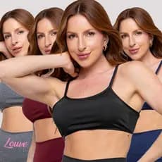 Kit 4 Top Costas Nua Fitness Alcinha Academia Fitness Feminino