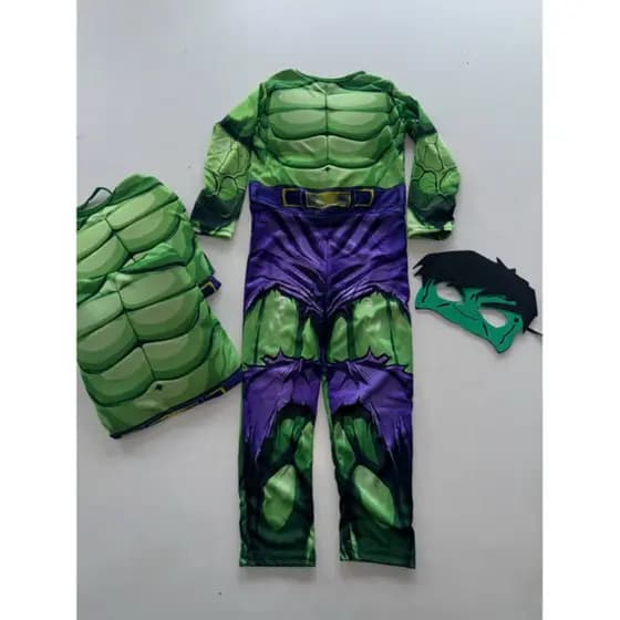 fantasia Hulk longa com enchimento