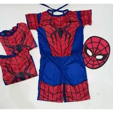 fantasia macacão curto aranha🕷️💙(um novo dia)♥️🕸️