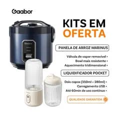 [Venda em conjunto]Gaabor Panela de Arroz Azul RC50M + Eletrodomésticos de cozinha
