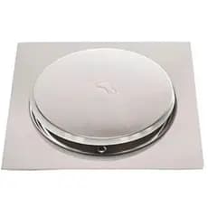 Ralo Click Para Banheiro Inteligente Quadrado 10x10 Cm Inox Cromado