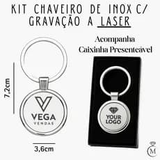 Chaveiro Personalizados Gravação Frente e Verso