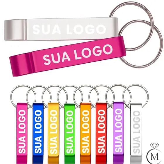 Chaveiro Personalizado Em Metal 100 Chaveiros Marca Empresas